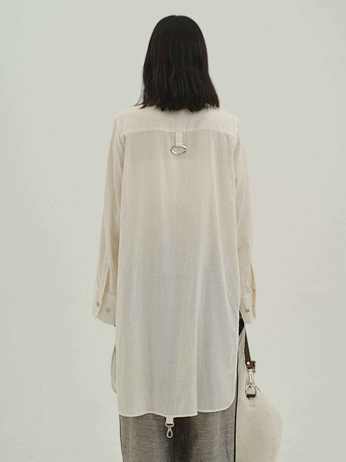 Tethered long shirt