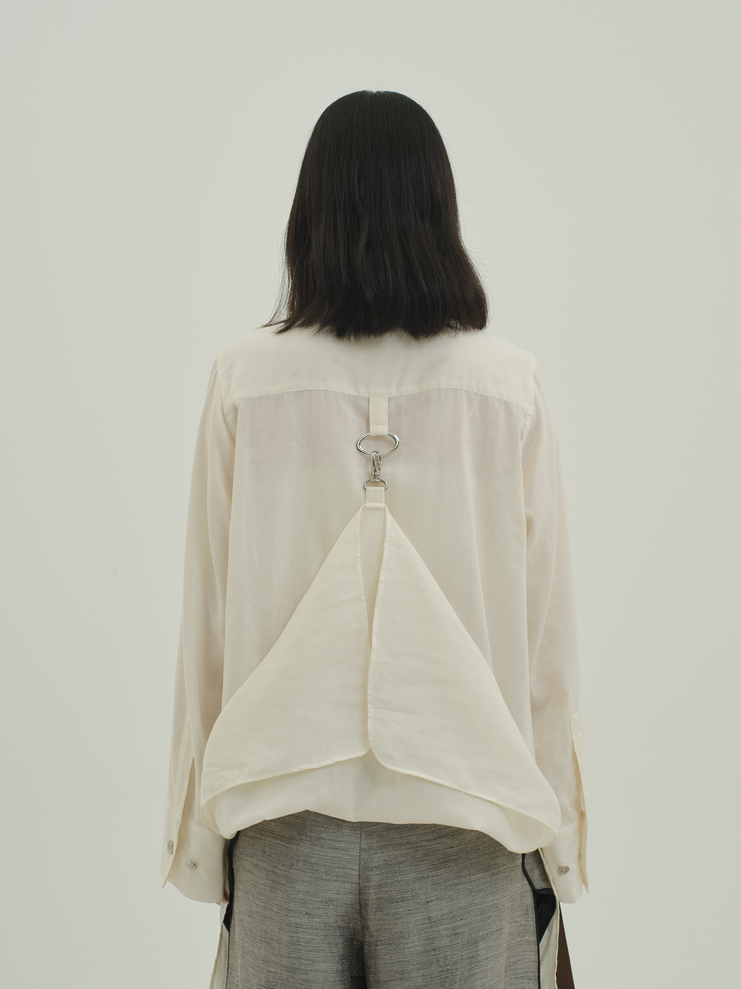 Tethered long shirt