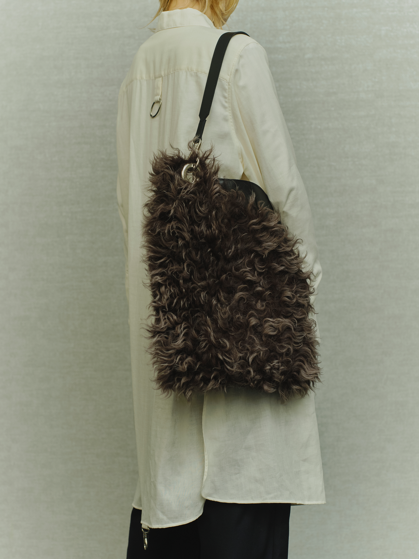 RELIC tote bag / greyish brown